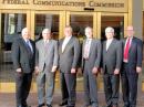 The ARRL Delegation (L - R): ARRL Atlantic Division Director Tom Abernethy, W3TOM; President Rick Roderick, K5UR; West Gulf Division Director John Robert Stratton, N5AUS; Roanoke Division Director Bud Hippisley, W2RU; New England Division Director Fred Hopengarten, K1VR, and ARRL Washington Counsel David Siddall, K3ZJ.